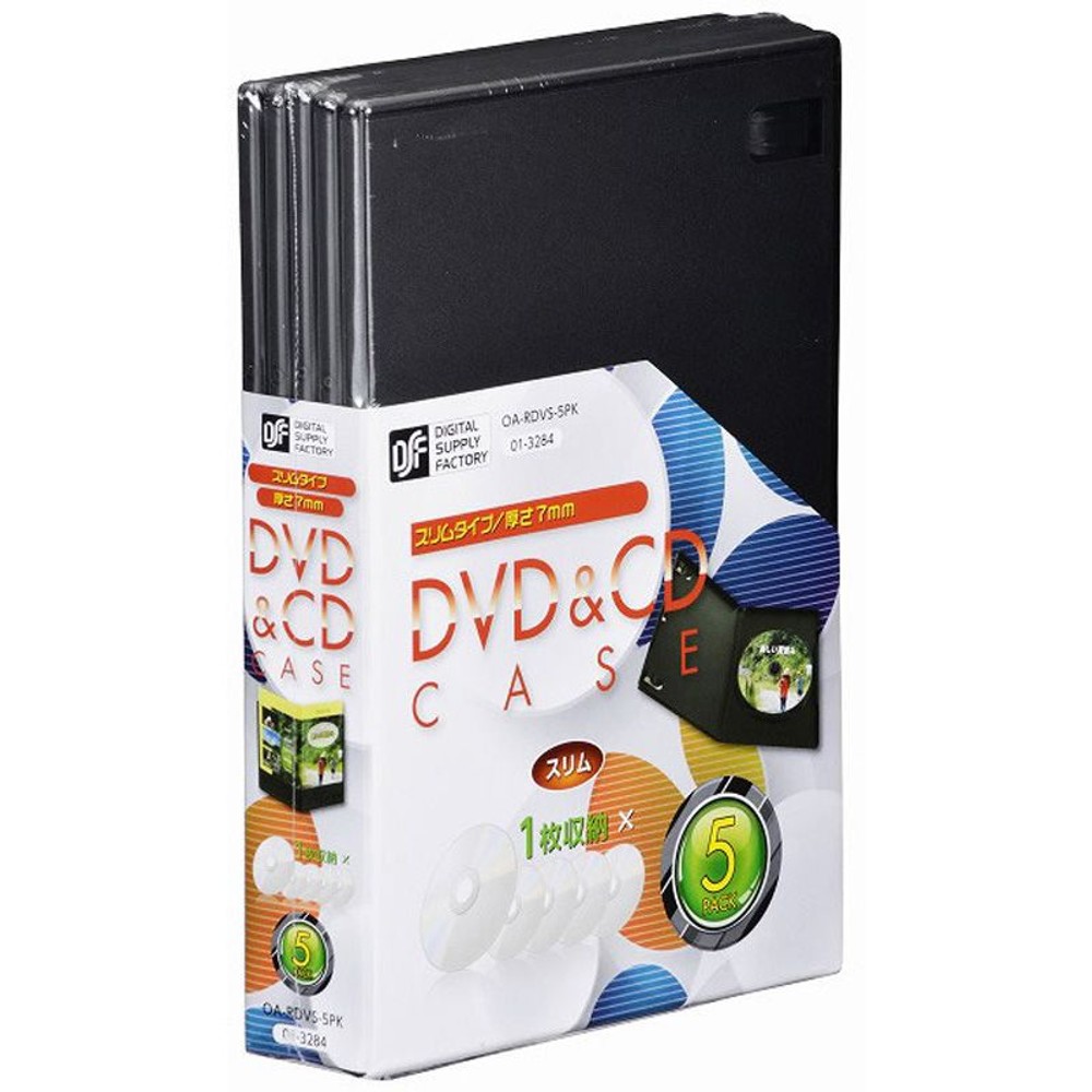 ＤＶＤケース7ＭＭ　5Ｐ　ＯＡーＲＤＶＳー5ＰＫ, その他カラー１, その他サイズ１