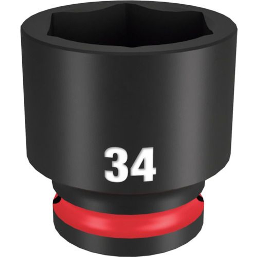 milwaukee SHOCKWAVE IMPACT DUTY インパクトソケット 1/2インチ(12.7mm)角 34mm, 49-66-6266, 34mm