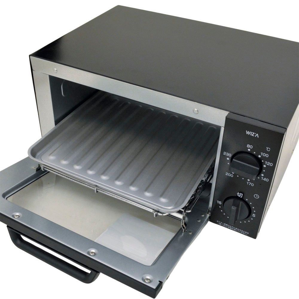 ウイザ WIZ'A　オーブントースター　ＡＲＣＴ１２０ＹーＫ, ブラック, 1200W