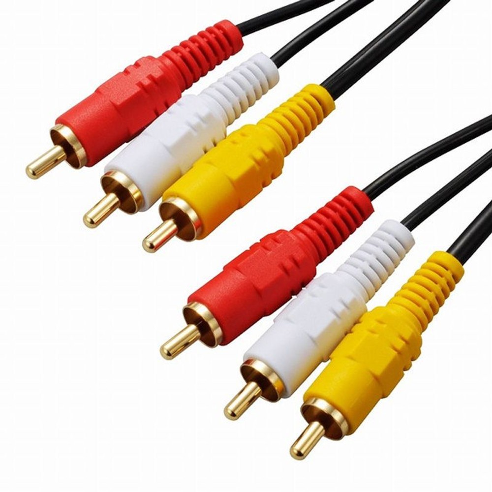 ＯＨＭ　ビデオ接続コード　3Ｐー3Ｐ, その他カラー１, 2.0m