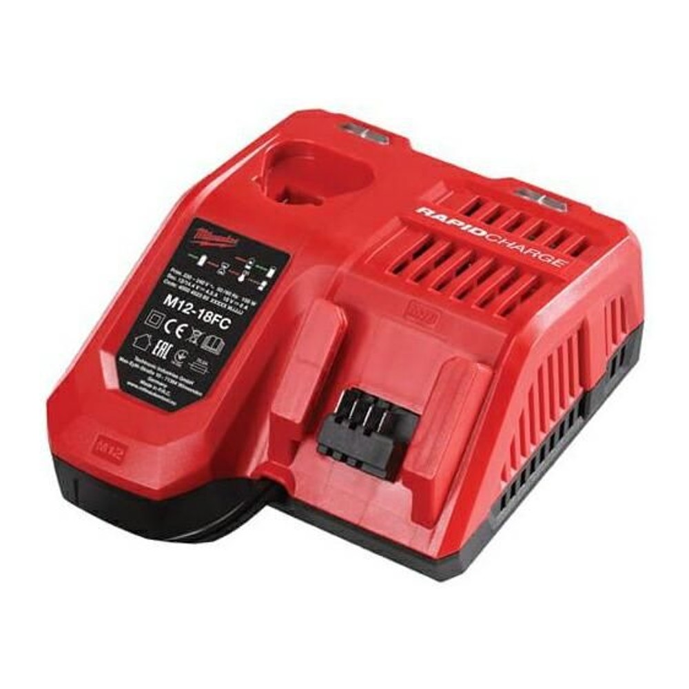 Milwaukee M12-M18 充電器 M12-18FCJP, レッド＋ブラック, M12-M18