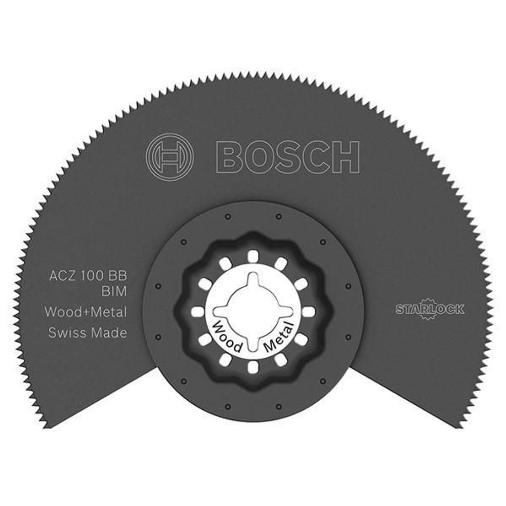 BOSCH(ボッシュ) カットソー・マルチツール用ブレード100mm (スターロック) ACZ100BBN, スターロック, 100×72×6.7mm