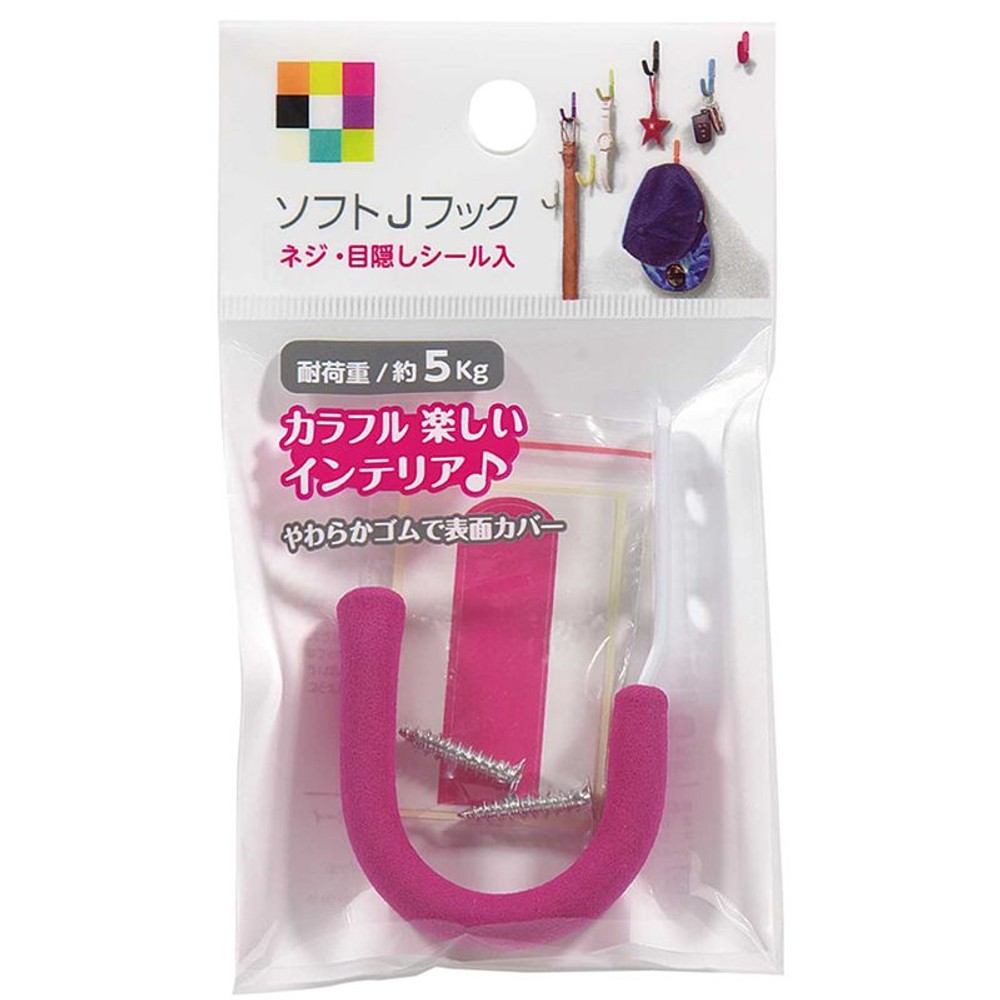 ソフトＪフック, ピンク, -
