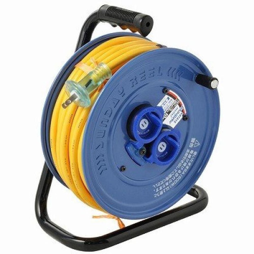 ハタヤ サンデーレインボーリールミニ SS-10Y, ブルー×イエロー, 10m