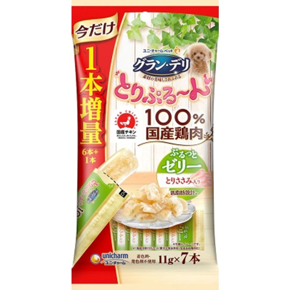 ユニチャーム　とりぷるーん　ゼリー　ささみ　11ｇ×6本, その他カラー１, その他サイズ１