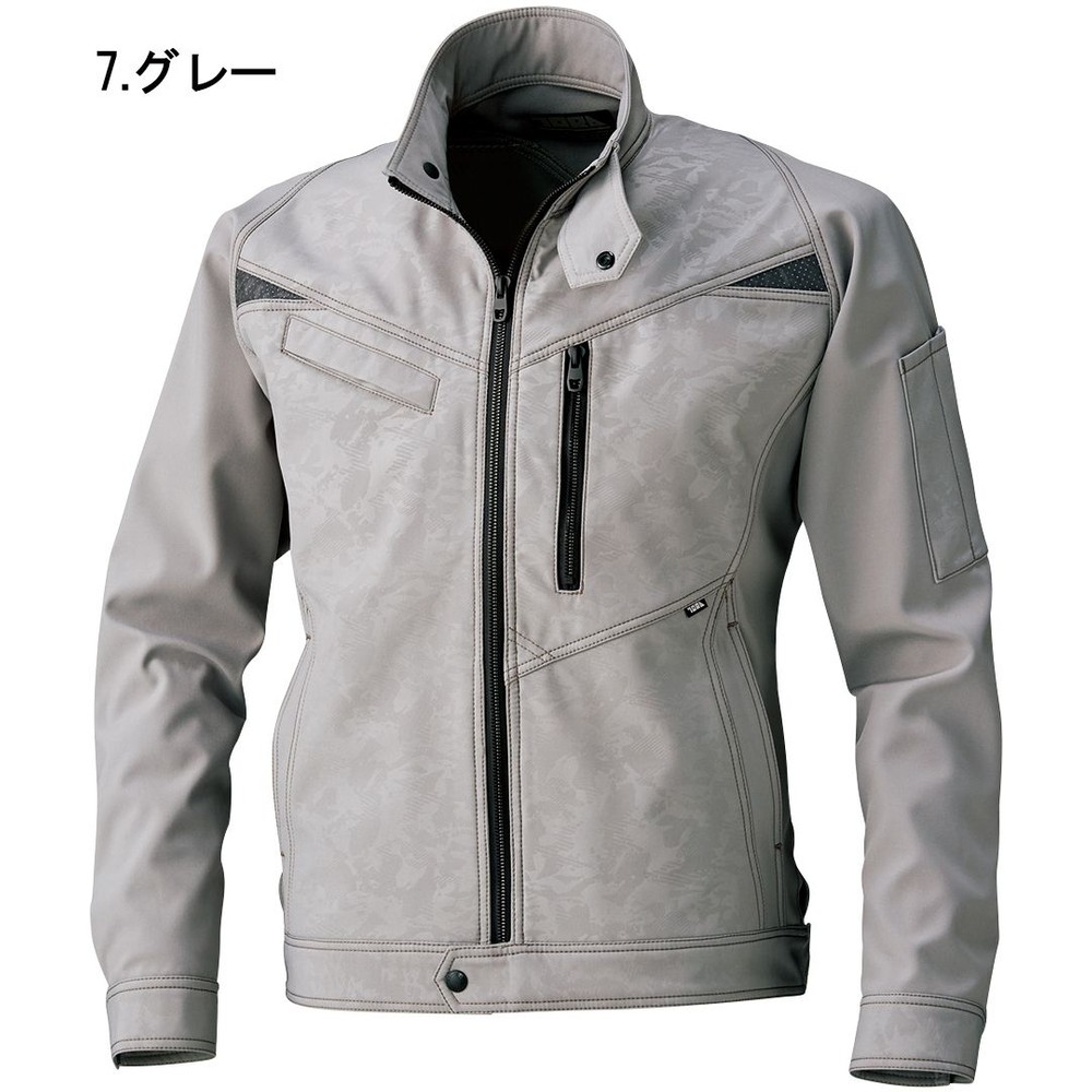 【数量限定】寅壱 ライダースジャケット グレー 2820-554, グレー, M