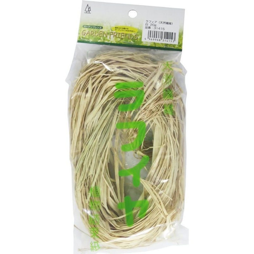 ツリー　ラフィア　白     20g, 白, -