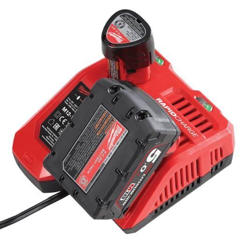 Milwaukee M12-M18 充電器 M12-18FCJP, レッド＋ブラック, M12-M18