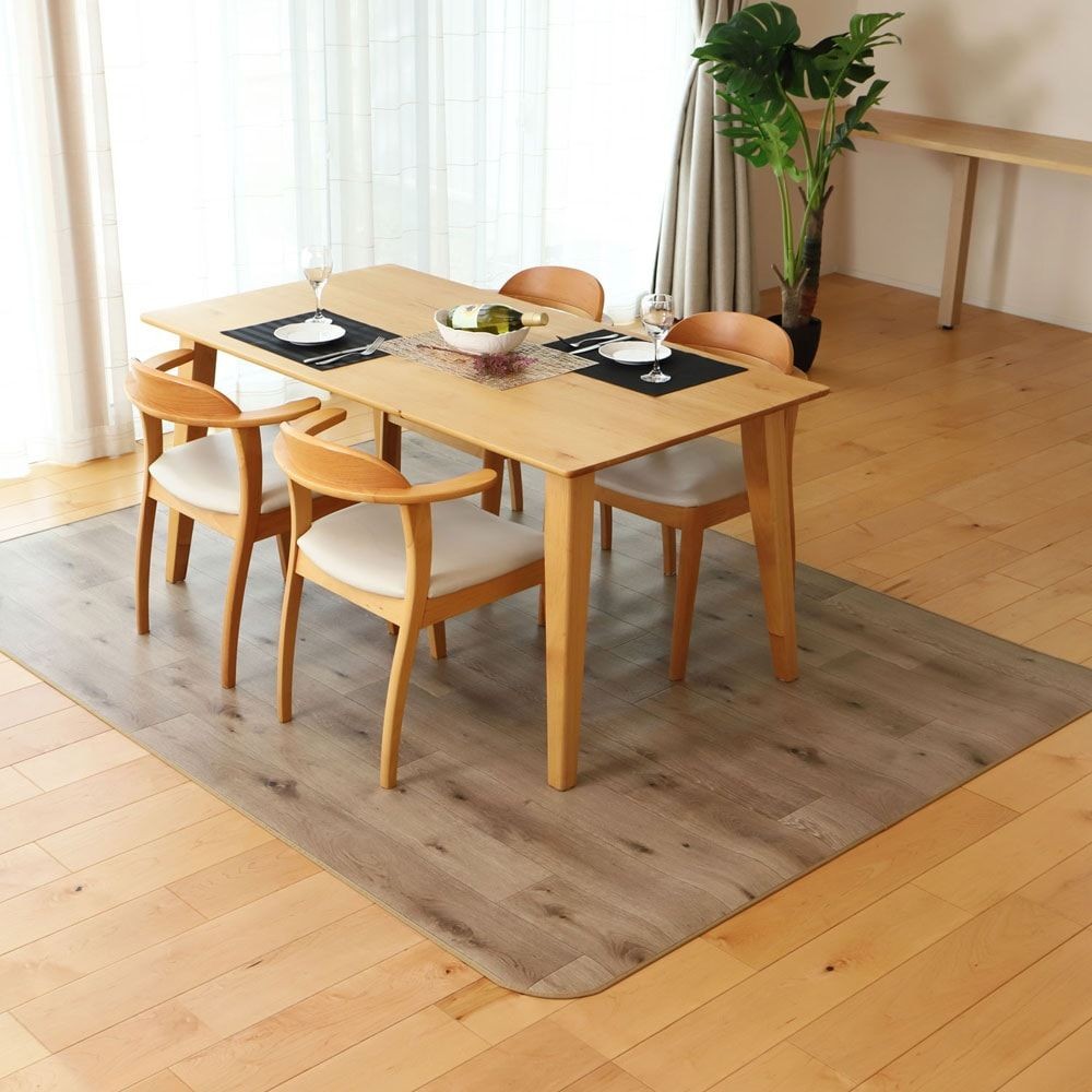 【メーカー直送・代引不可】大島屋 消臭クッションフロアラグ, グレー, 182×300cm